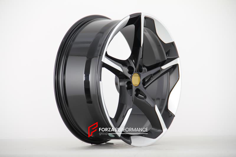We manufacture premium quality forged wheels for Ferrari Purosangue in any design, size, color. Wheels Sizes: Front: 22 x 9 ET Rear: 23 x 11 ET Finishing: Gloss Black + Machined Face
