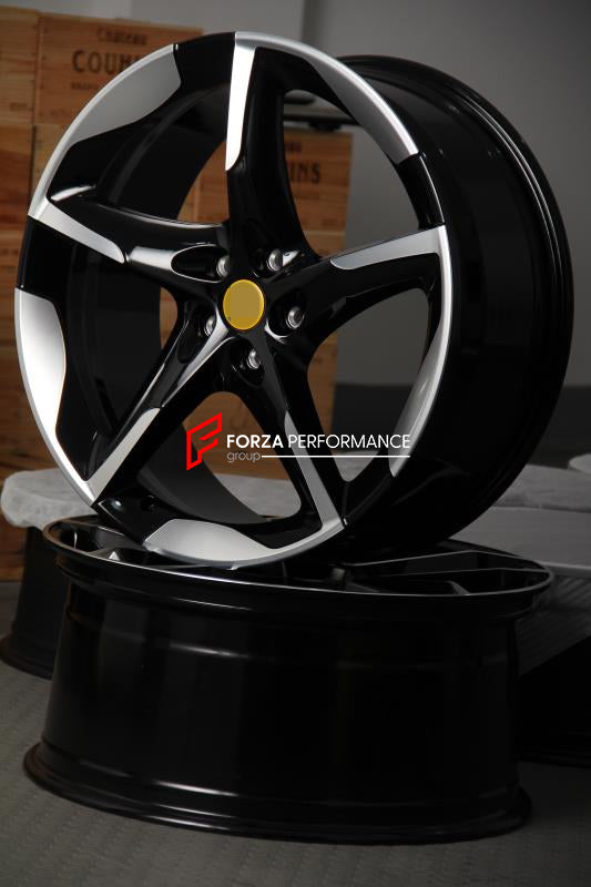 We manufacture premium quality forged wheels for Ferrari Purosangue in any design, size, color. Wheels Sizes: Front: 22 x 9 ET Rear: 23 x 11 ET Finishing: Gloss Black + Machined Face