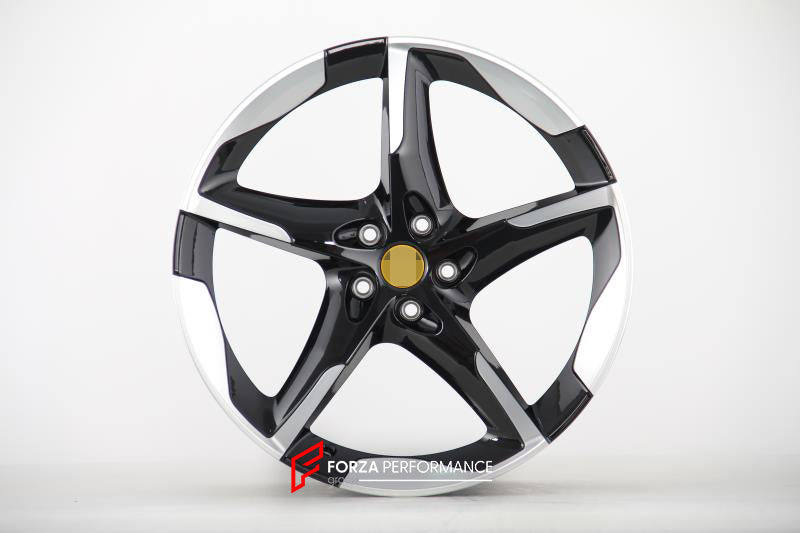 We manufacture premium quality forged wheels for Ferrari Purosangue in any design, size, color. Wheels Sizes: Front: 22 x 9 ET Rear: 23 x 11 ET Finishing: Gloss Black + Machined Face