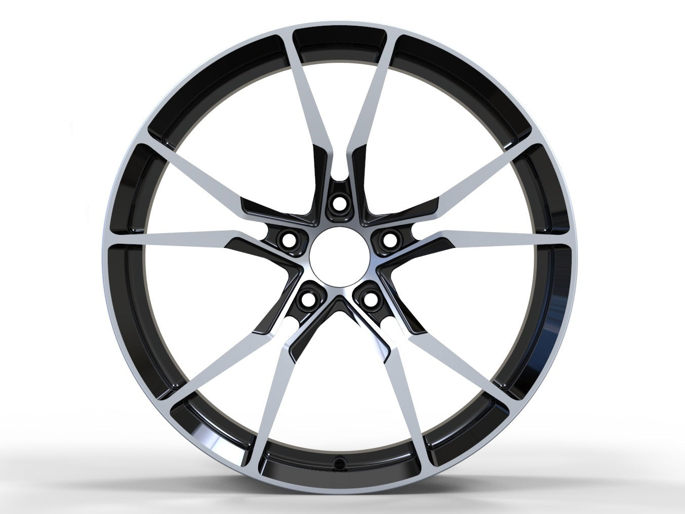 We manufacture premium quality forged wheels rims for LAMBORGHINI HURACAN in any design, size, color. Wheels size: Front: 22 x 9 ET 40 Rear: 21 x 12.5 ET 45 PCD: 5 x 112 CB: Front: 57.1 Rear: 66.5 Forged wheels can be produced in any wheel specs by your inquiries and we can provide our specs