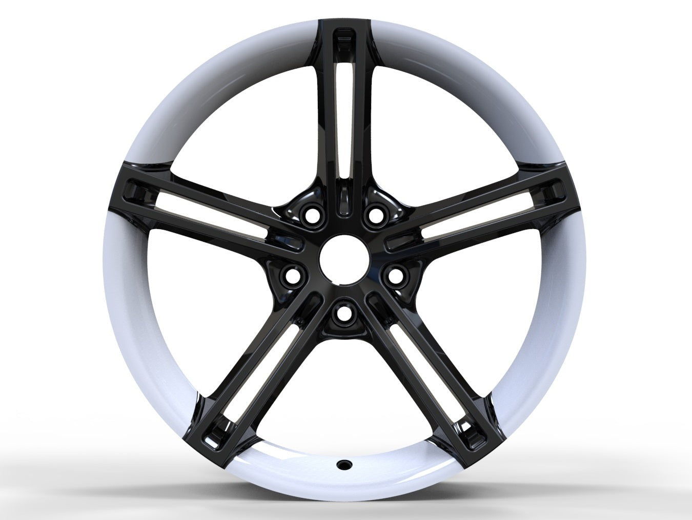 We manufacture premium quality forged wheels rims for PORSCHE 911 in any design, size, color. Wheels size: Front: 22 x 10 ET 48 Rear: 22 x 11.5 ET 61 PCD: 5 x 130 CB: 71.6 Forged wheels can be produced in any wheel specs by your inquiries and we can provide our specs Compared to standard alloy cast wheels, forged wheels have the highest strength-to-weight ratio; they are 20-25% lighter while maintaining the same load factor. Finish: brushed, polished, chrome, two colors, matte, satin, gloss