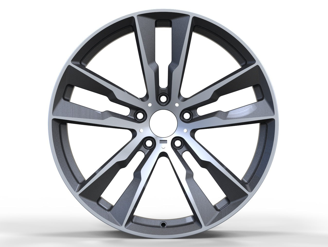 We manufacture premium quality forged wheels rims for BMW X5 G05 X6 G06 X7 G07 in any design, size, color. Wheels size: Front: 22 x 9.5 ET 32-37 Rear: 22 x 10.5 ET 43 PCD: 5 X 112 CB: 66.6 Forged wheels can be produced in any wheel specs by your inquiries and we can provide our specs Compared to standard alloy cast wheels, forged wheels have the highest strength-to-weight ratio; they are 20-25% lighter while maintaining the same load factor.