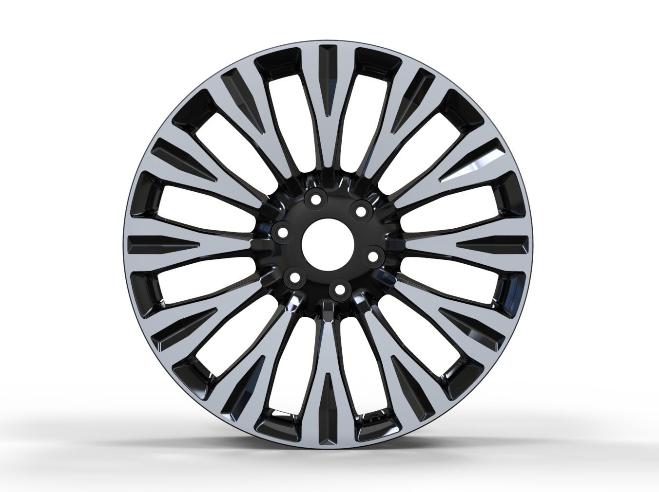 We manufacture premium quality forged wheels rims for LAND ROVER RANGE ROVER AUTOBIOGRAPHY L460 in any design, size, color. Wheels size: 23 x 9.5 ET 42.5 PCD: 5 X 120 CB: 72.6 Forged wheels can be produced in any wheel specs by your inquiries and we can provide our specs Compared to standard alloy cast wheels, forged wheels have the highest strength-to-weight ratio; they are 20-25% lighter while maintaining the same load factor.