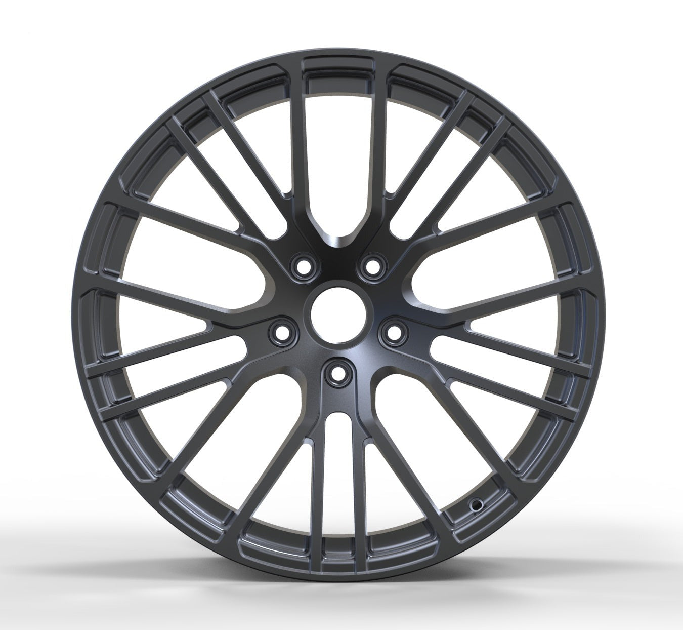 We manufacture premium quality forged wheels rims for PORSCHE 911 in any design, size, color. Wheels size: Front: 22 x 10 ET 48 Rear: 22 x 11.5 ET 61 PCD: 5 x 130 CB: 71.6 Forged wheels can be produced in any wheel specs by your inquiries and we can provide our specs Compared to standard alloy cast wheels, forged wheels have the highest strength-to-weight ratio; they are 20-25% lighter while maintaining the same load factor. Finish: brushed, polished, chrome, two colors, matte, satin, gloss