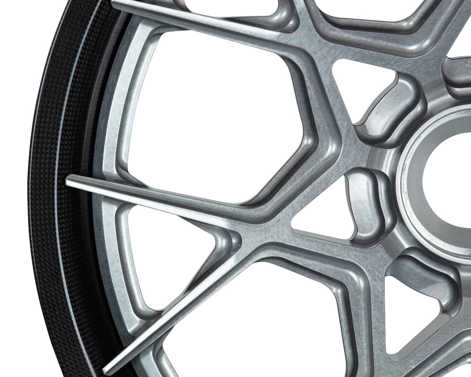 NUEVAS LLANTAS DE RUEDAS DE ORO CONGELADO DE CARBONO S21-07 para PORSCHE 992