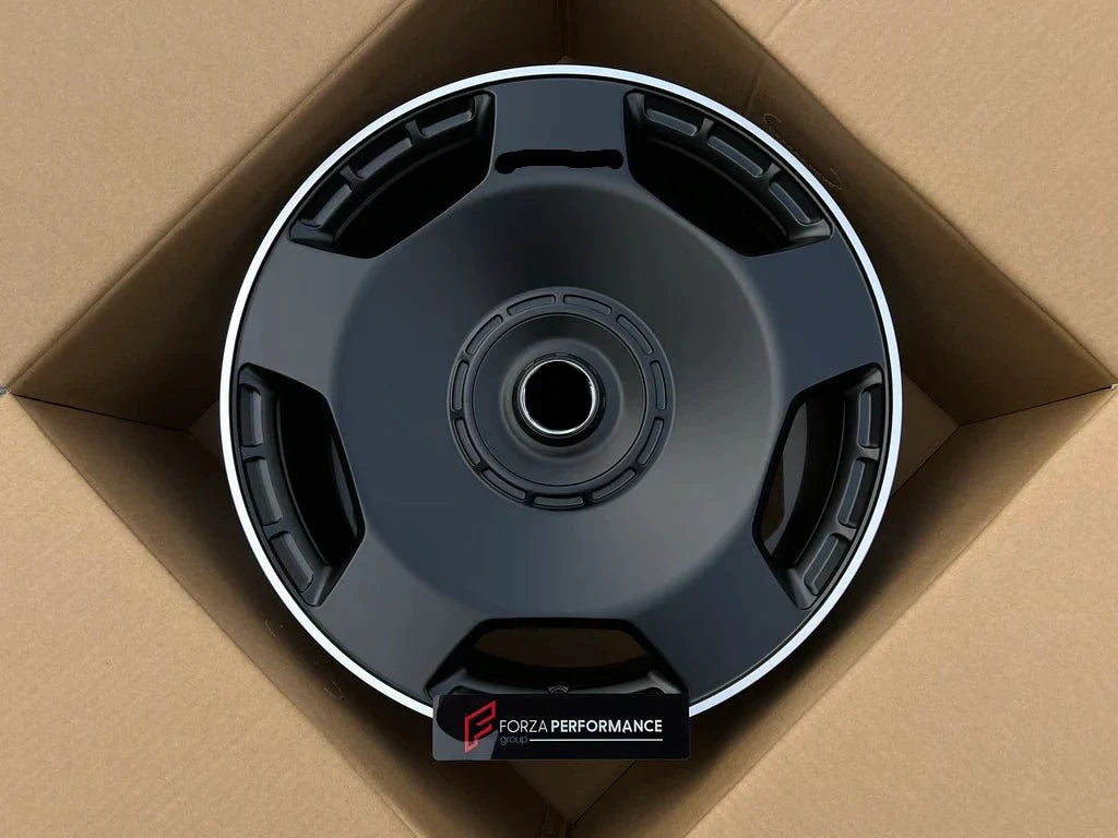 AMG GT OEM WHEELS We produced premium quality forged wheels rims for MERCEDES BENZ E CLASS E450 COUPE C238 Our wheels sizes: Front 20 x 8 ET 43 Rear 20 x 9 ET 49 Finishing: Matt Black Forged wheels can be produced in any wheel specs by your inquiries and we can provide our specs