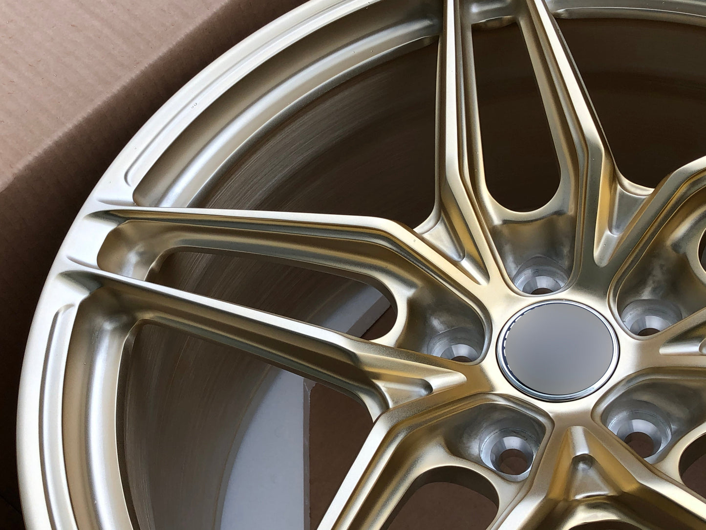 P107SC FORGED WHEELS FOR MCLAREN 720S Frozen Gold color