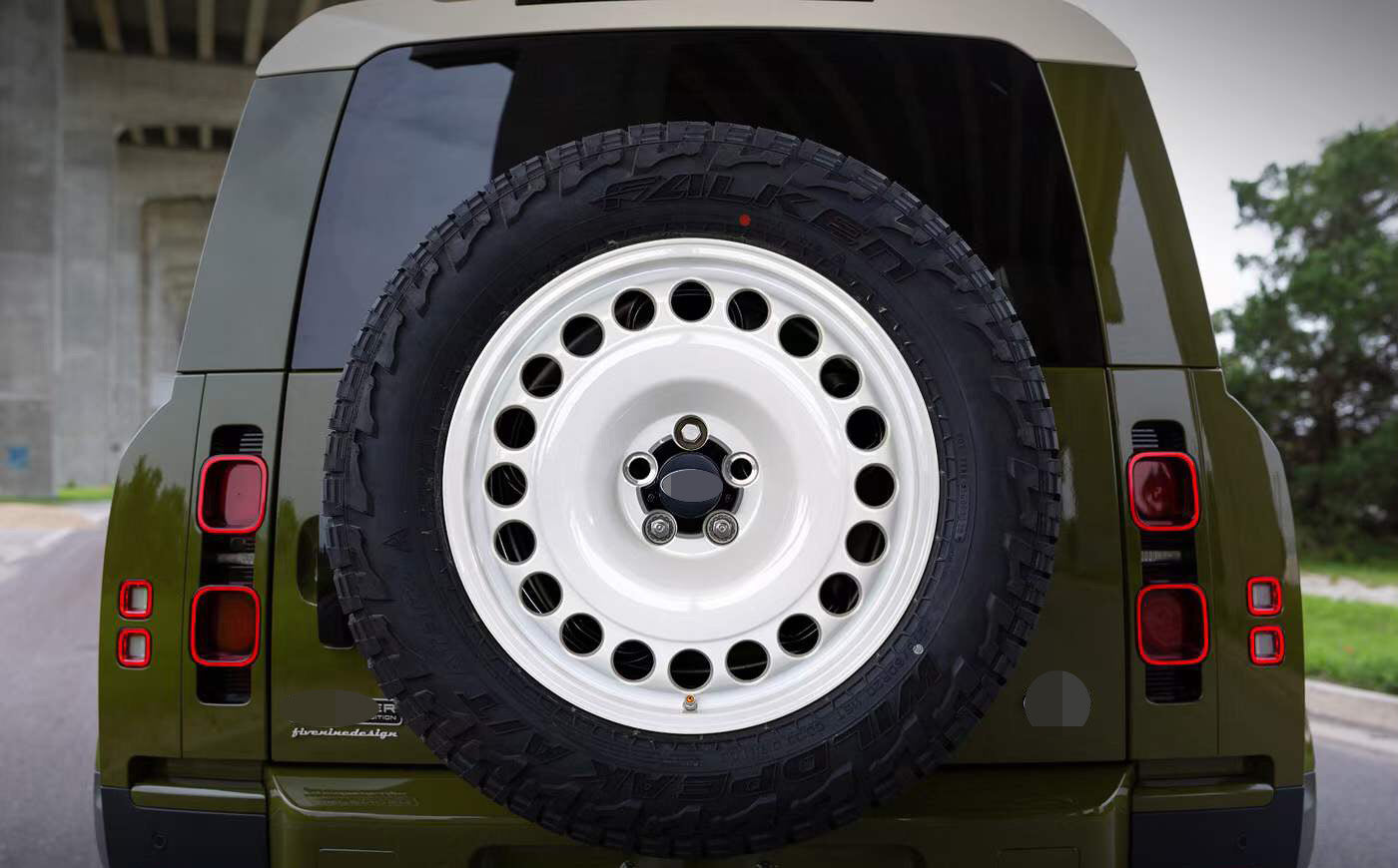 Rines forjados retro Land Rover Defender Azul Tiffany