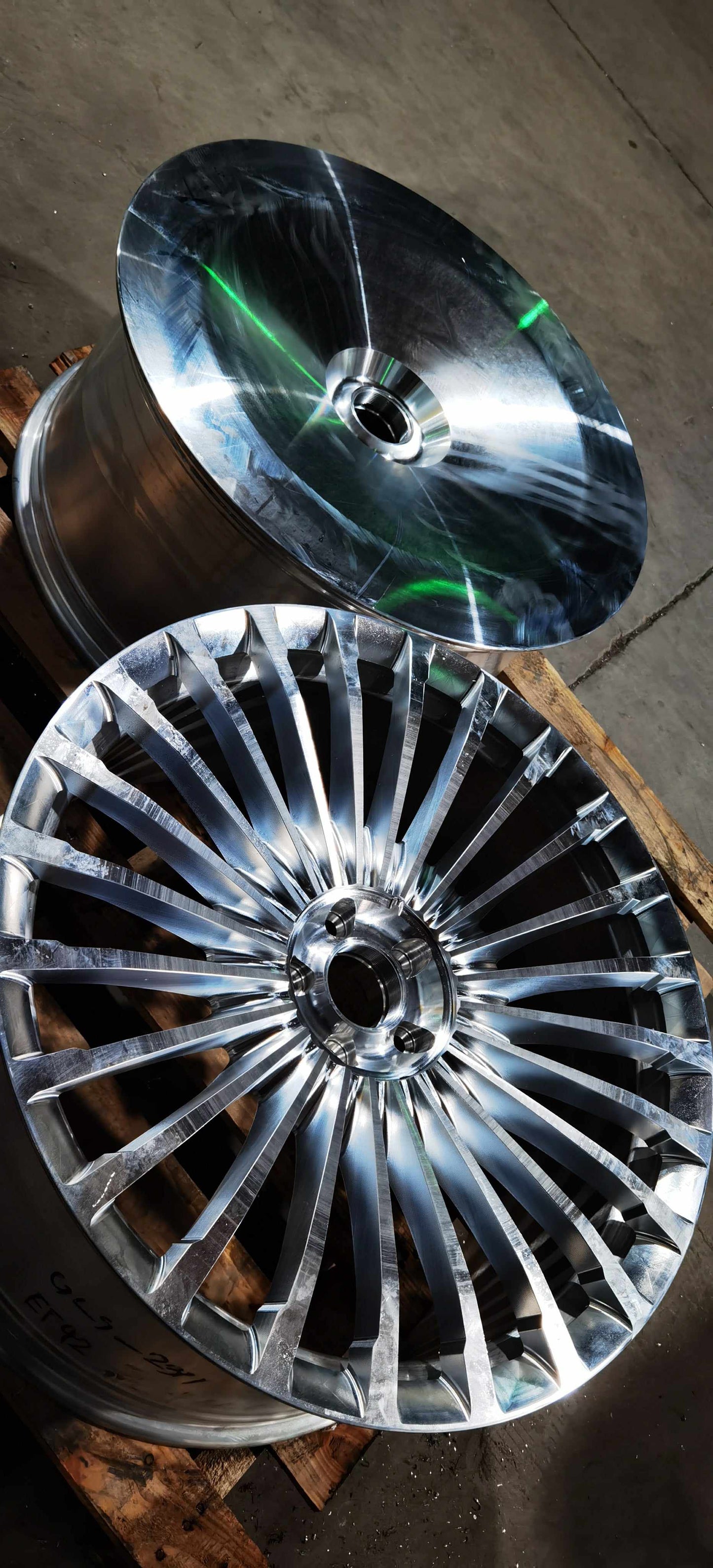 Set of 21 inch Mercedes GLC AMG63 forged wheels by Forza