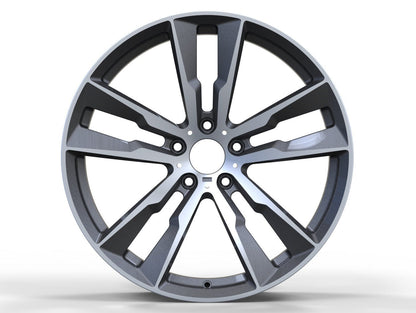 We manufacture premium quality forged wheels rims for   BMW X5 G05 X6 G06 X7 G07 in any design, size, color.  Wheels size:  Front: 22 x 9.5 ET 32-37  Rear: 22 x 10.5 ET 43  PCD: 5 X 112  CB: 66.6   Forged wheels can be produced in any wheel specs by your inquiries and we can provide our specs   Compared to standard alloy cast wheels, forged wheels have the highest strength-to-weight ratio; they are 20-25% lighter while maintaining the same load factor.