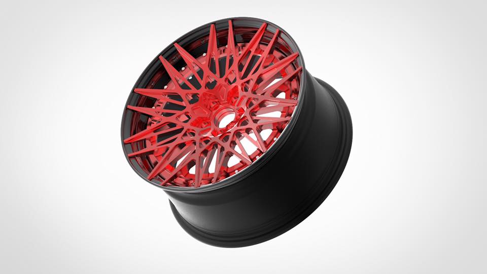 RINES FORJADOS DE 3 PIEZAS PARA LAMBORGHINI 350 GT