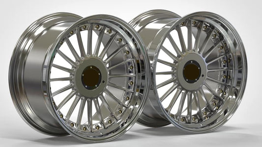 RINES FORJADOS DE 3 PIEZAS PARA BMW E34 E38 SERIE 5 SERIE 7