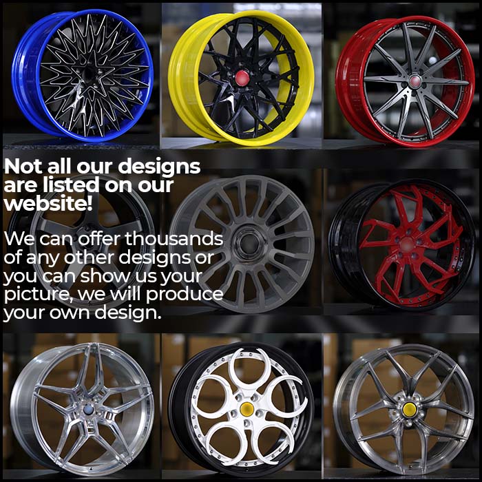 B992 FORGED WHEELS  for Any Car (size from 18” to 24” inch)