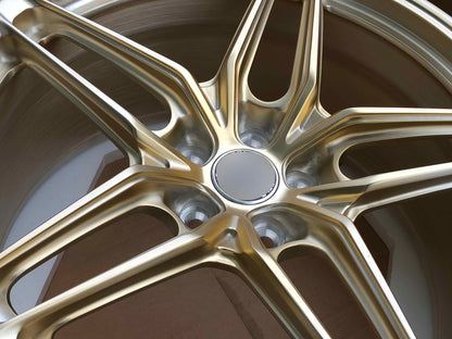 P107SC FORGED WHEELS FOR MCLAREN 720S Frozen Gold color