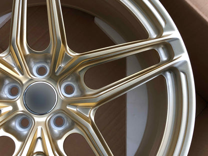P107SC FORGED WHEELS FOR MCLAREN 720S Frozen Gold color