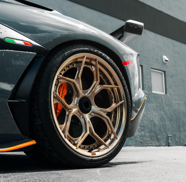 RINES FORJADOS AFTERMARKET DE 3 PIEZAS PARA LAMBORGHINI AVENTADOR SVJ
