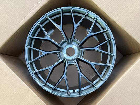 We manufacture premium quality forged wheels rims for   PORSCHE 911 992 GTS TARGA TURBO S GT3 in any design, size, color.  Wheels size:  in 20 x 9 ET 46  in 21 x 12 ET 64  PCD: CENTERLOCK  CB: CENTERLOCK  FINISH: MATTE BLACK  Forged wheels can be produced in any wheel specs by your inquiries and we can provide our specs